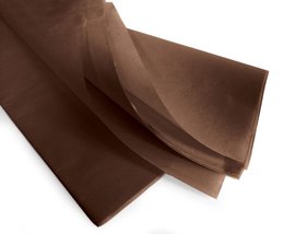 Papel de seda marrón