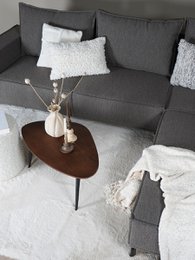 Beigefarbener Velluto-Teppich – 200 x 280 cm