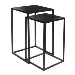 Beistelltischset Goa Schwarz