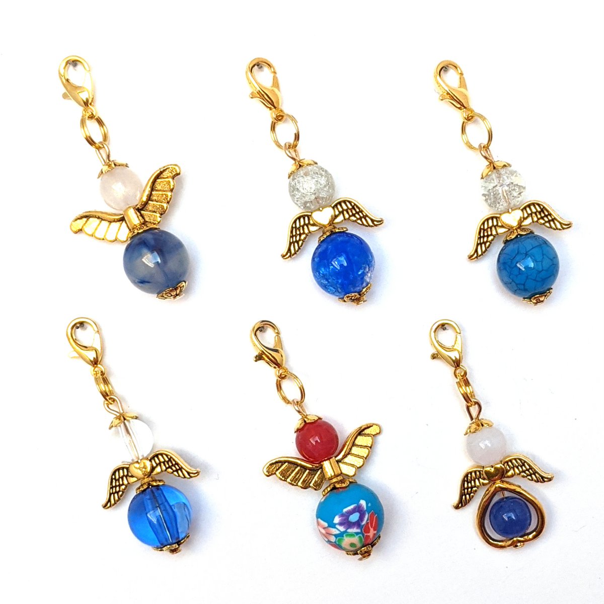 Schutzengel blau gold