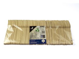 Vork Kangaro hout 160mm pak a 200 stuks biologisch afbreekbaar