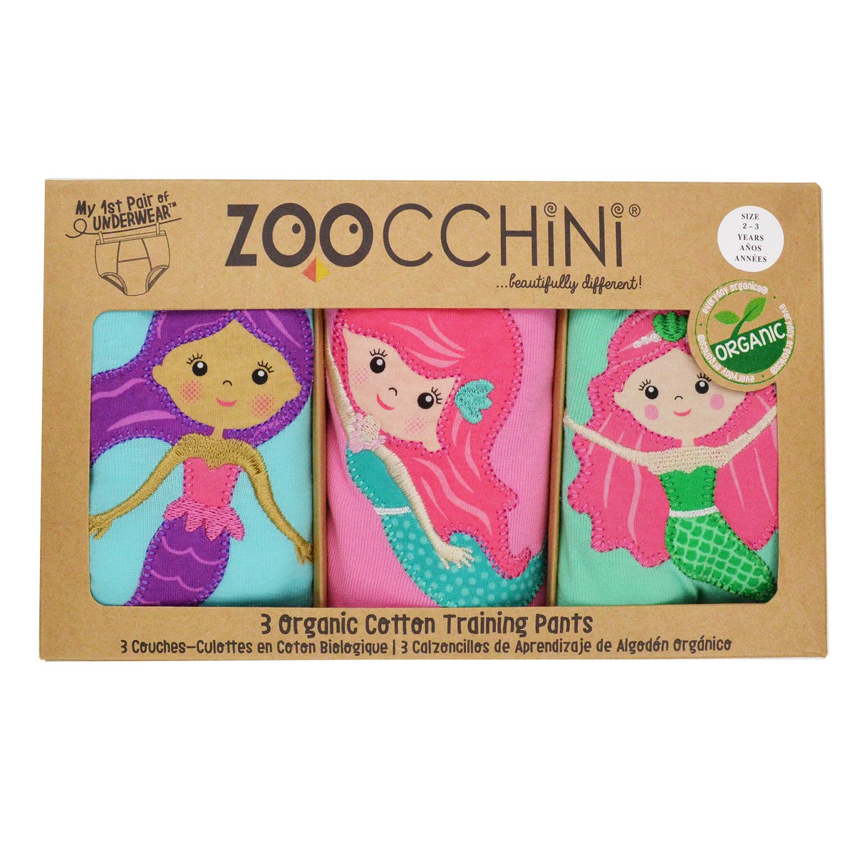 Zoocchini oefenbroekjes girl Mermaids 2-3Y