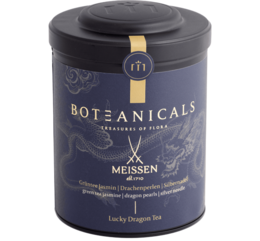 Loose leaf green tea with a delicate, floral aroma and a smooth, slightly sweet flavor. Packaged in a premium tin.