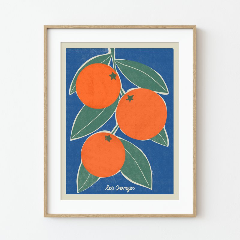 “Oranges” Art Print