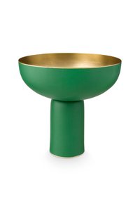 High Tray Metal Matt Green 23x24cm