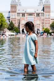 Cactus short sleeve dress
