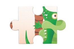 Contour Puzzel - Krokodil