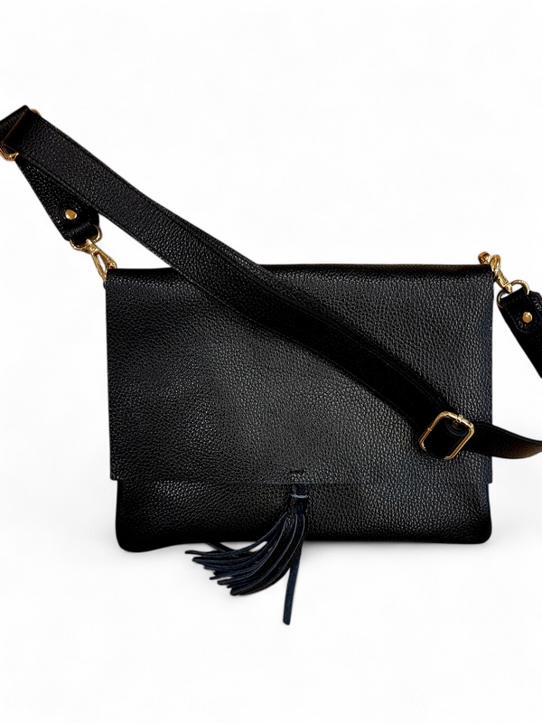 Sac cuir NEW LUNA Nero