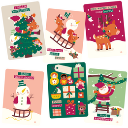 christmas postcards (dutch)