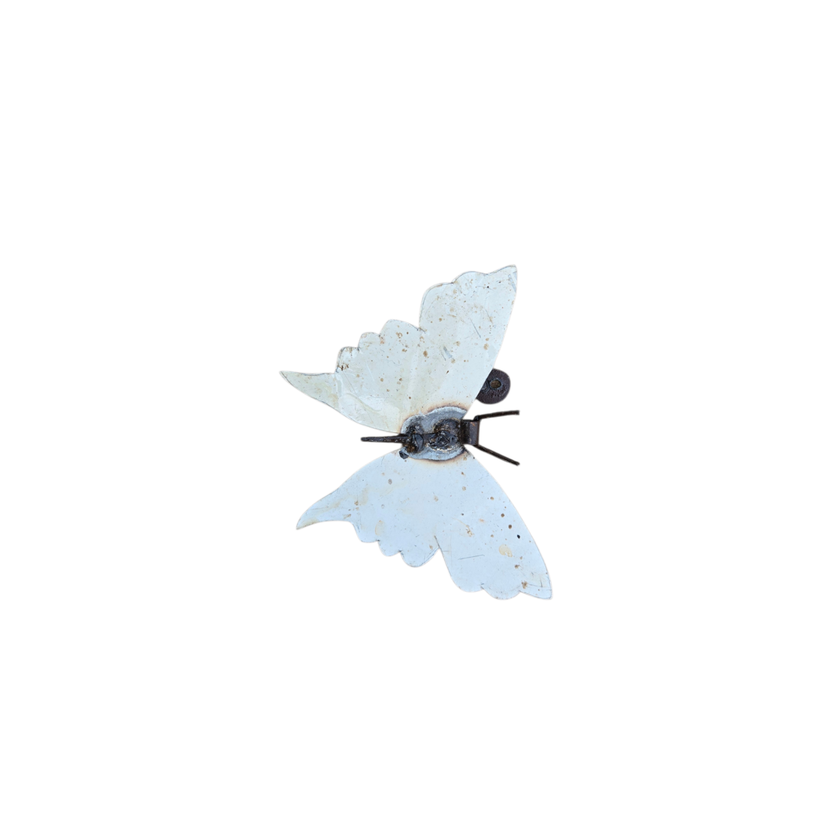 METALEN KLEINE WITTE VLINDER