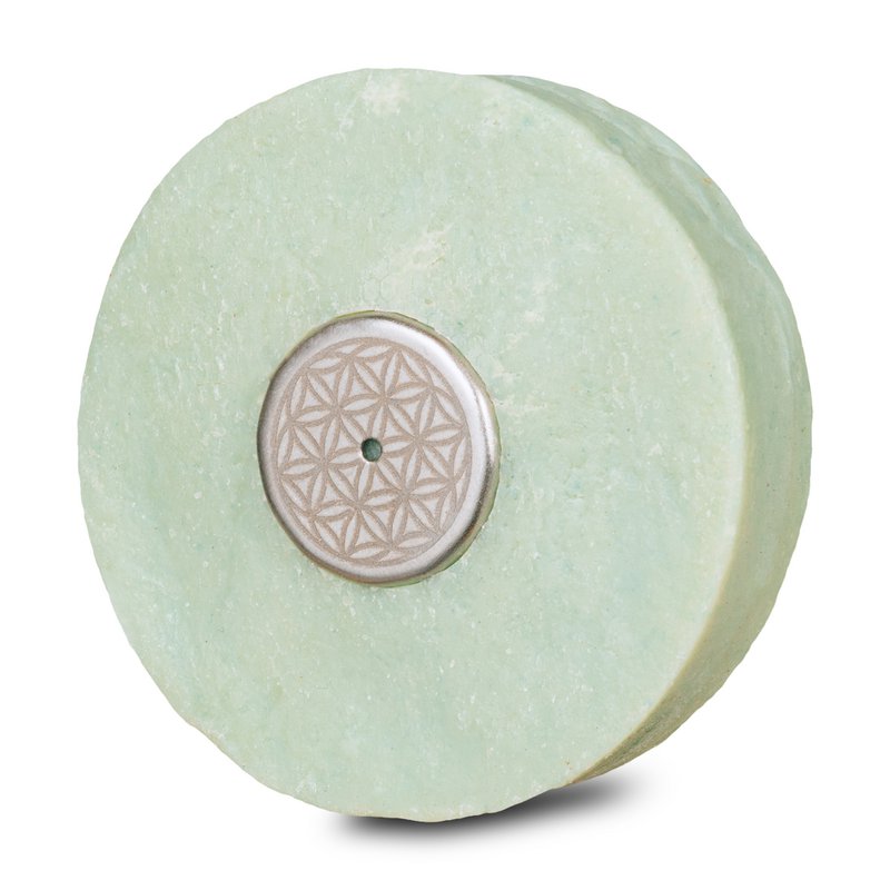 Piastre di sapone Flower of Life - Disco di metallo abitato per supporto per sapone magnetico
