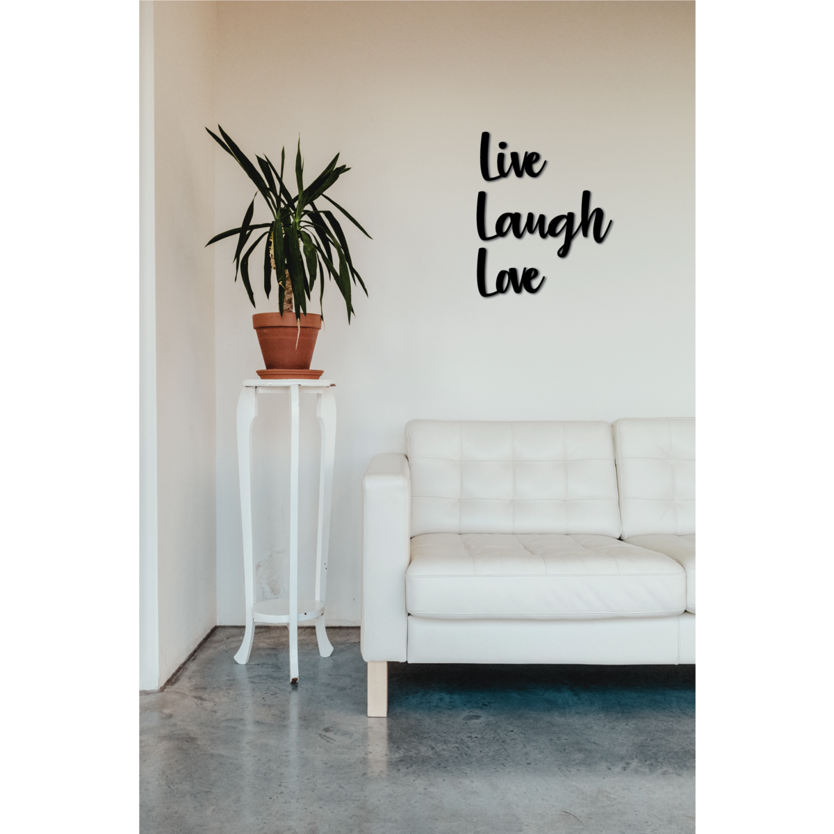 Live Laugh Love Metal Wall Art