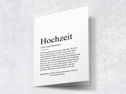 Definicja "ślub" kartkę z życzeniami