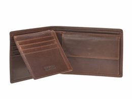 Waxy Vintage tobacco nut Scheintasche 2tlg. RFID 1353-24