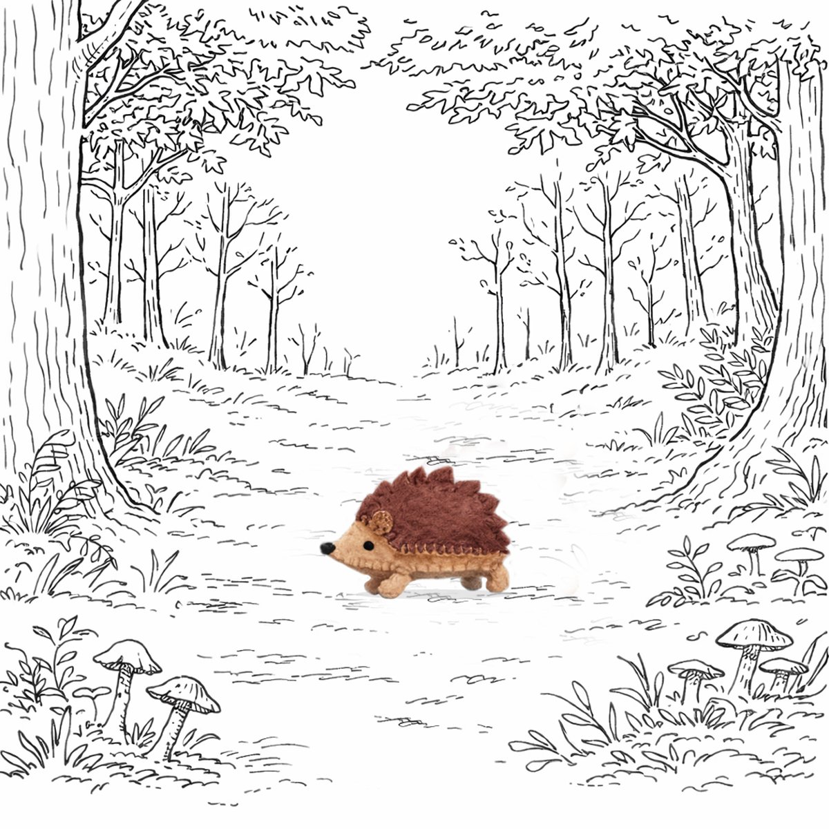Keyring hedgehog