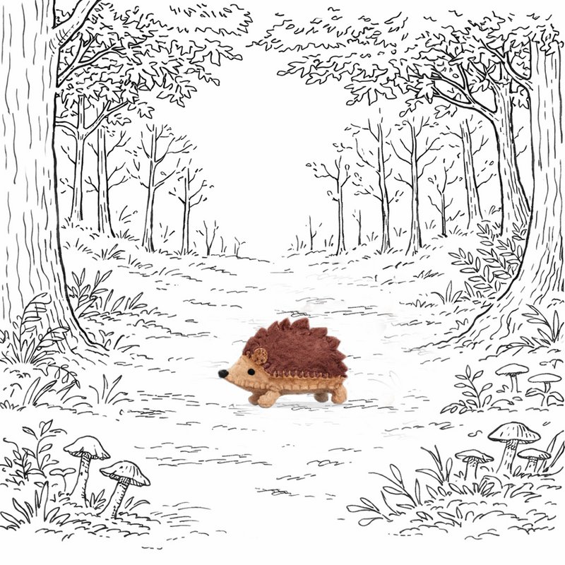 Keyring hedgehog