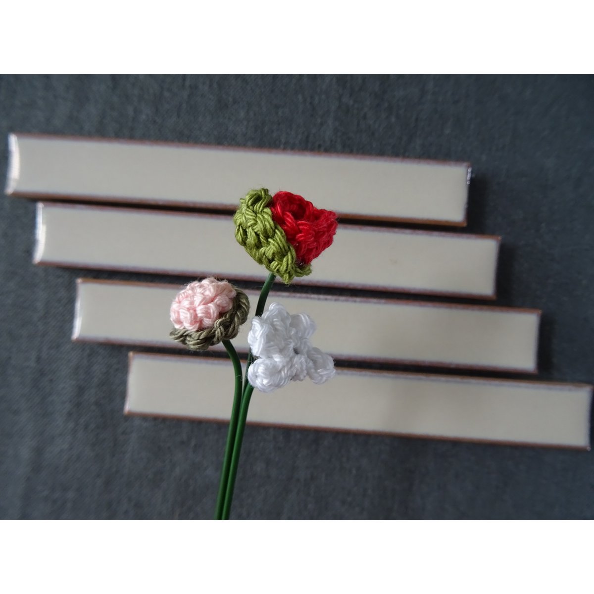 Mini boeket, 3 bloemen