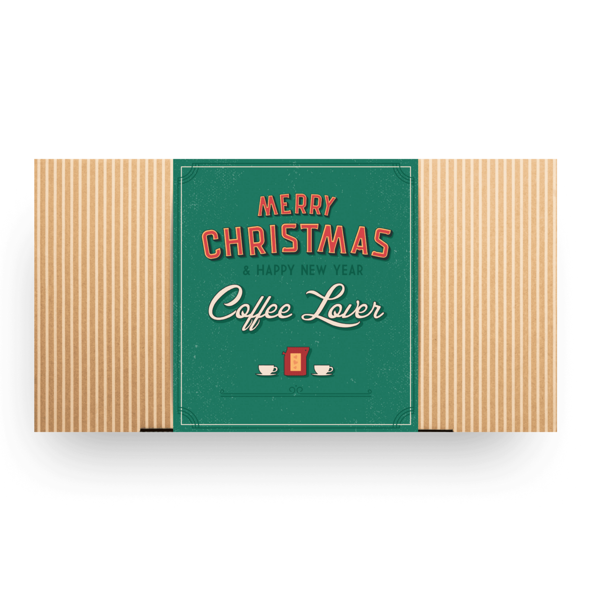 Merry Christmas Retro Coffee Gift Box