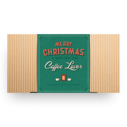 Merry Christmas Retro Coffee Gift Box
