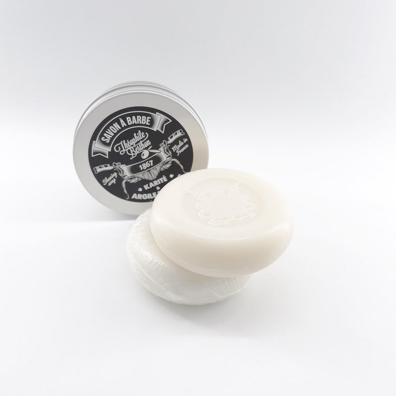 Ricarica di sapone da barba con 3 principi attivi naturali da agricoltura biologica. 100 grammi