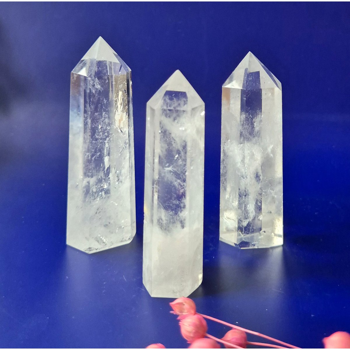 A+ Clear Quality Gemstone Rock Crystal Tower / Obelisk (Clear Quartz Tower)