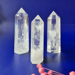 A+ Clear Quality Gemstone Rock Crystal Tower / Obelisk (Clear Quartz Tower)