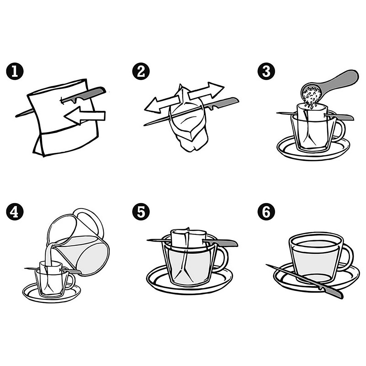TEE-FILTER + STICK, Teefilter + 1 Stick