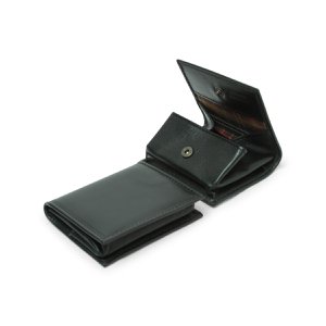 Geldbörse aus Leder – Schwarz