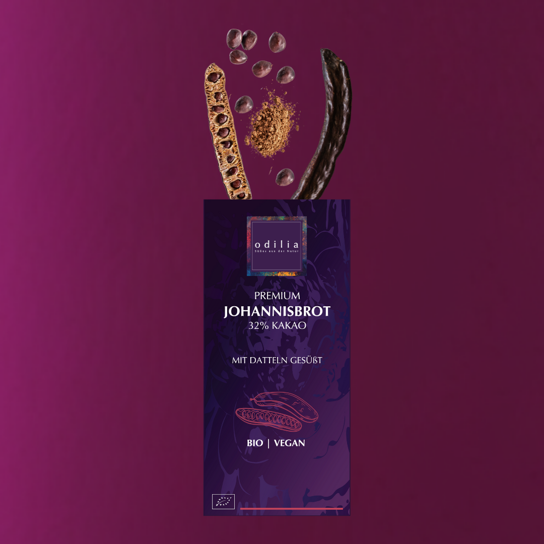 Organic premium carob chocolate