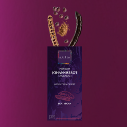Chocolate de algarroba premium ecológico