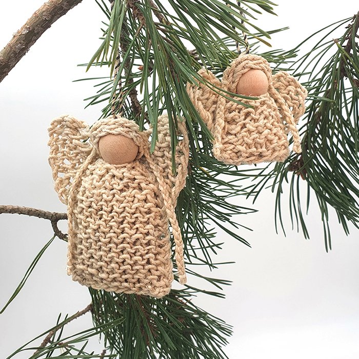 Chanvre Ange naturel 9 cm 900-016