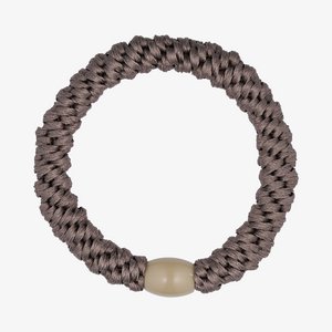 Haar Bubbel Elastiek - Taupe