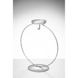 Présentoir - Bougie Chauffe-Plat Circulaire - Argent