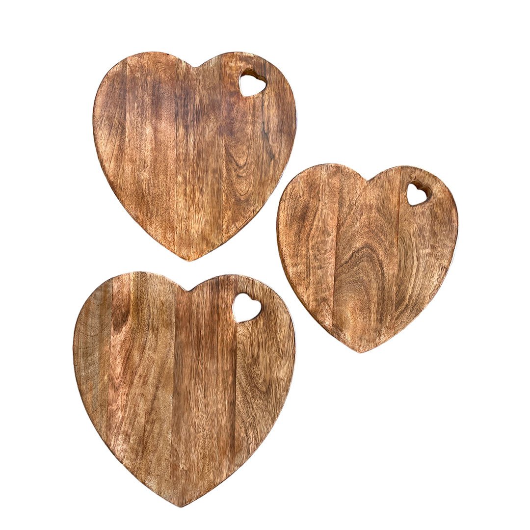 HEART WOODEN CHOPPINGBOARD