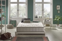 Cashmere Premier  Viscosoft Mattress -White - Thickness: 27 cm - Moonia