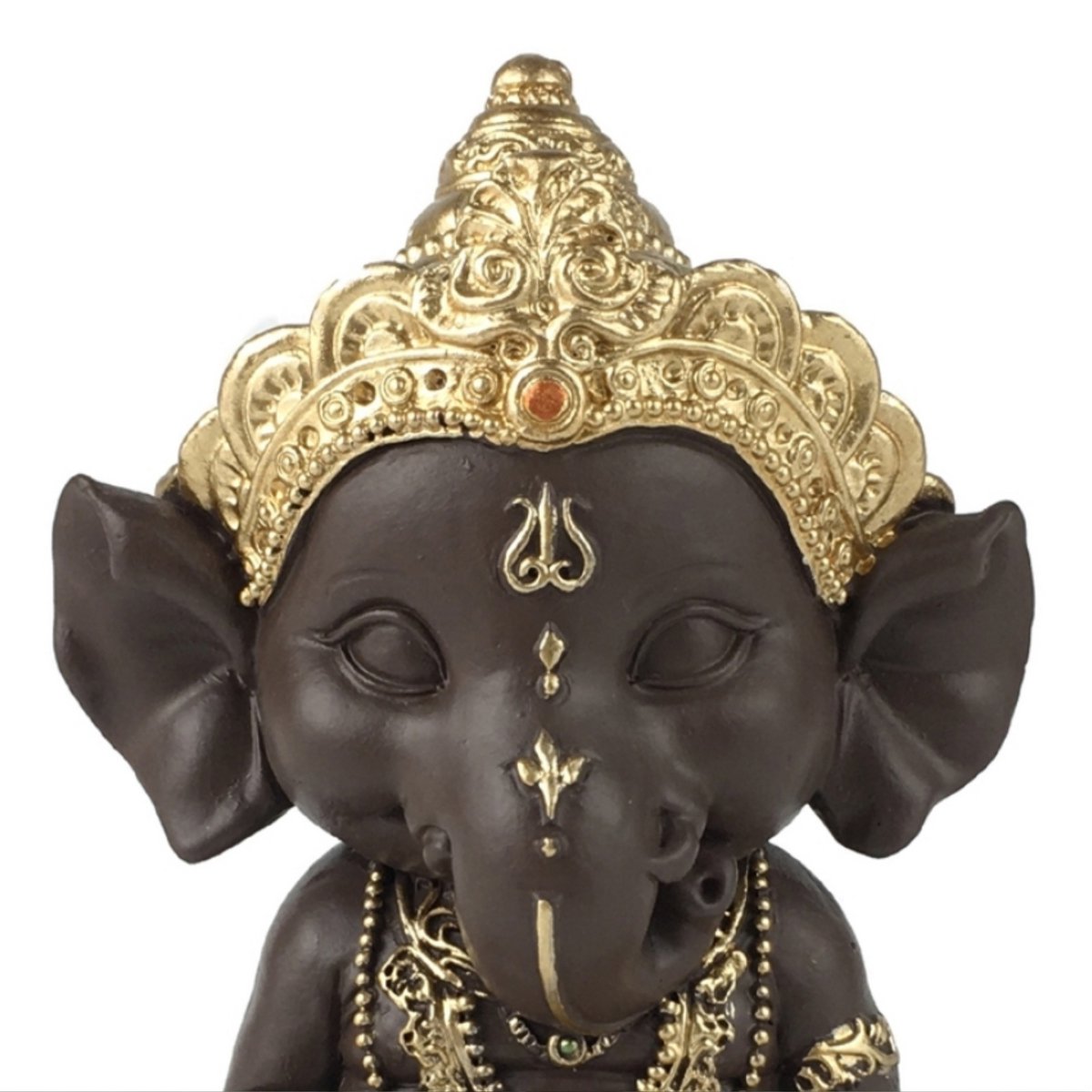 Statuette Ganesh 3 - Glücksbringer - Zen und Feng Shui Dekoration - Um eine entspannende und spirituelle Atmosphäre zu schaffen - Geschenkidee