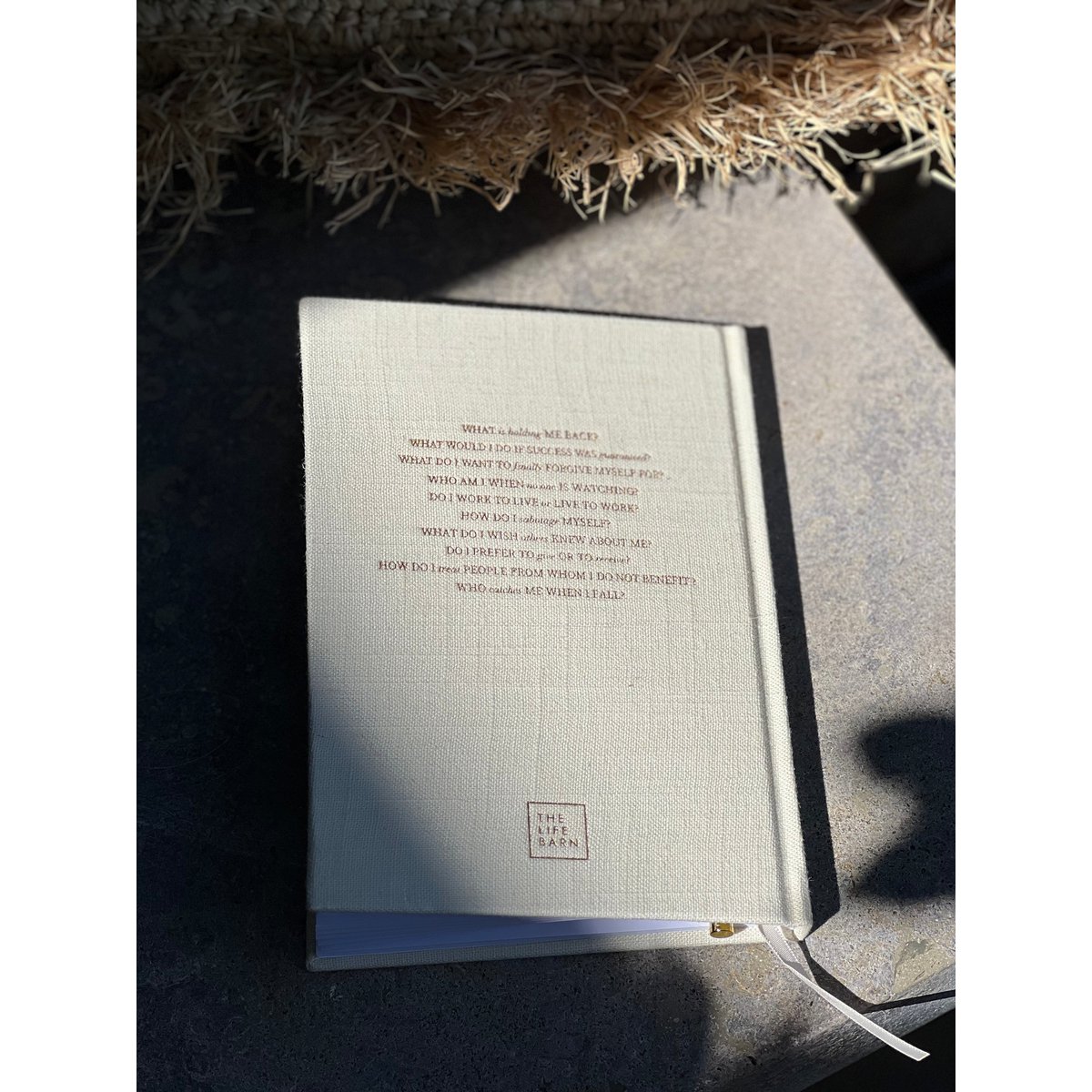 THE LIFE BARN My Authentic Self Journal 100 Questions for Self-Development, Mindfulness