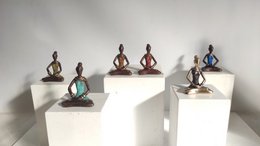 ESCULTURA DE BRONZA YOGA "INDA" | por Derme | diferentes colores