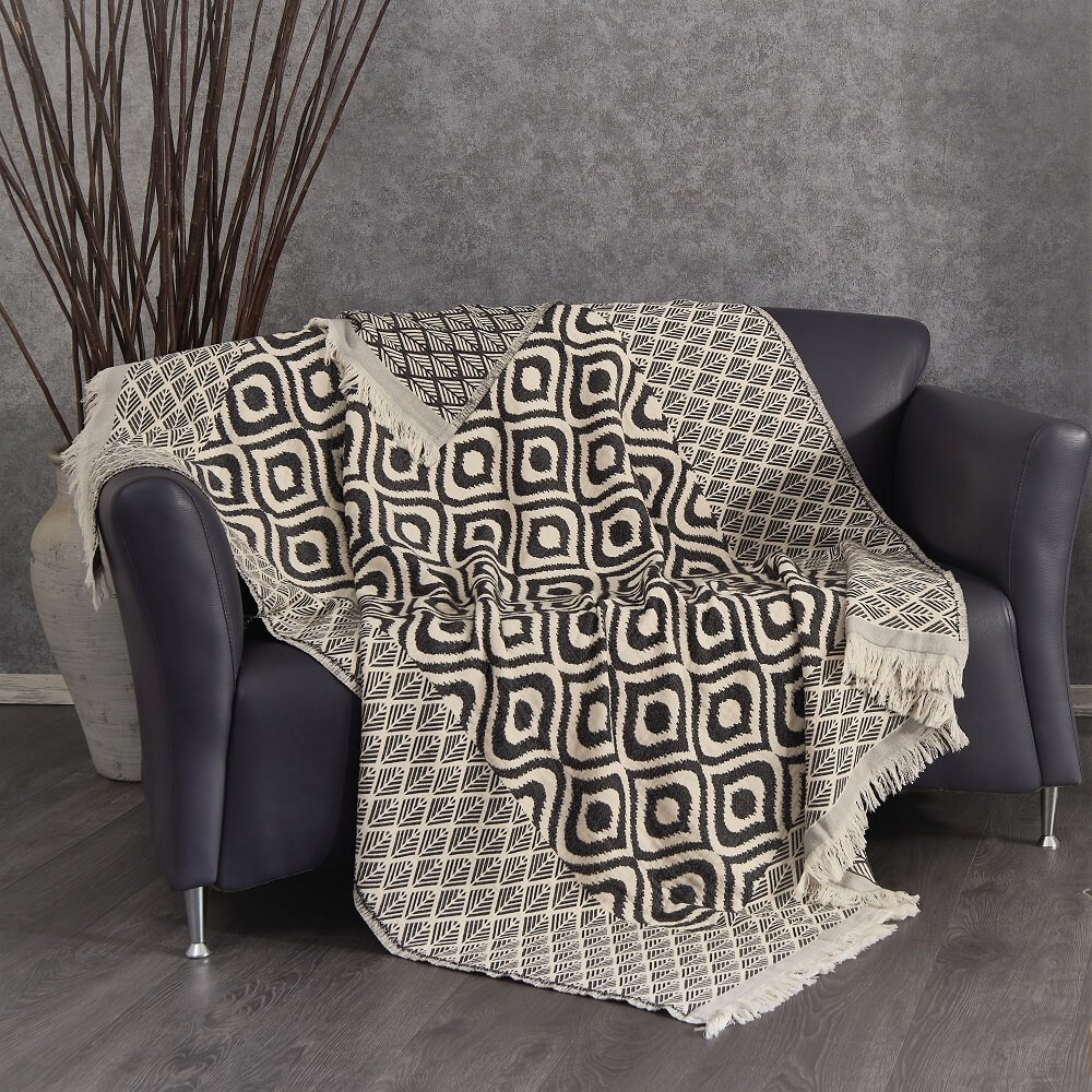 Patara Soft Cotton Jacquard Throw