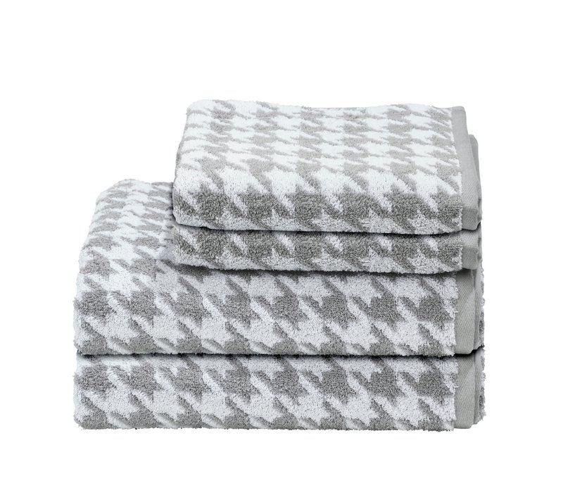 Handdoekenset DAILY SHAPES BIRD (4 maten, 3 kleuren)
