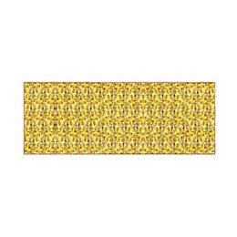 Yellow scarf with ethnic print Cahyono