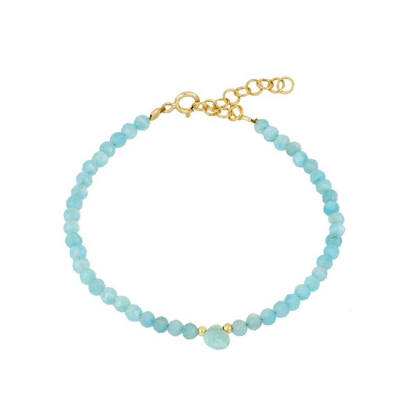 AMAZONITA DROP armbånd