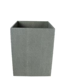 Binario raggio di cesti blu cestino in pelle sintetica