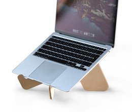 Laptopständer — Tragbar und aus Holz