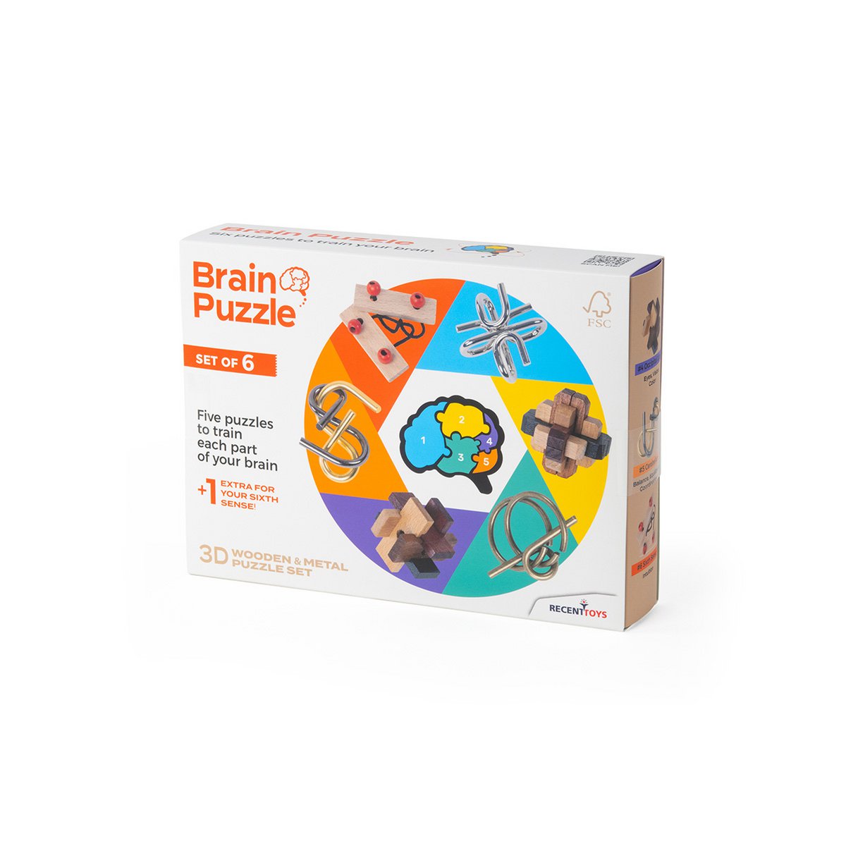 Puzzle cerebrali - set da 6