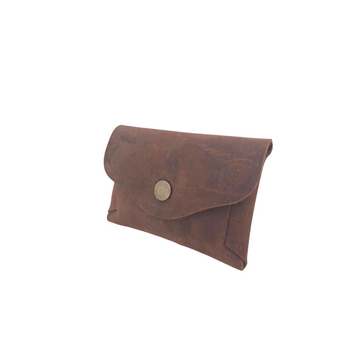 fold wallet - analine leder - handgemaakt - vos