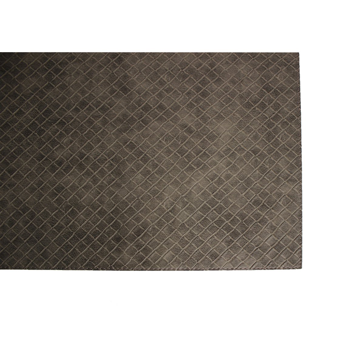 Zestaw stołowy 6 zestaw brązowych/beżowych syntetycznych skóry 45x33 cm