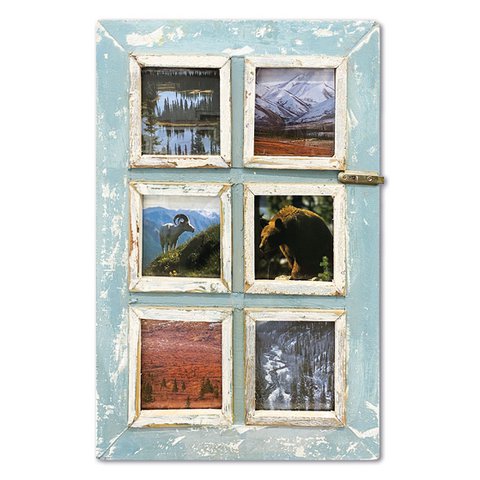 Welkom in Alaska | Meervoudig frame in teruggewonnen hout