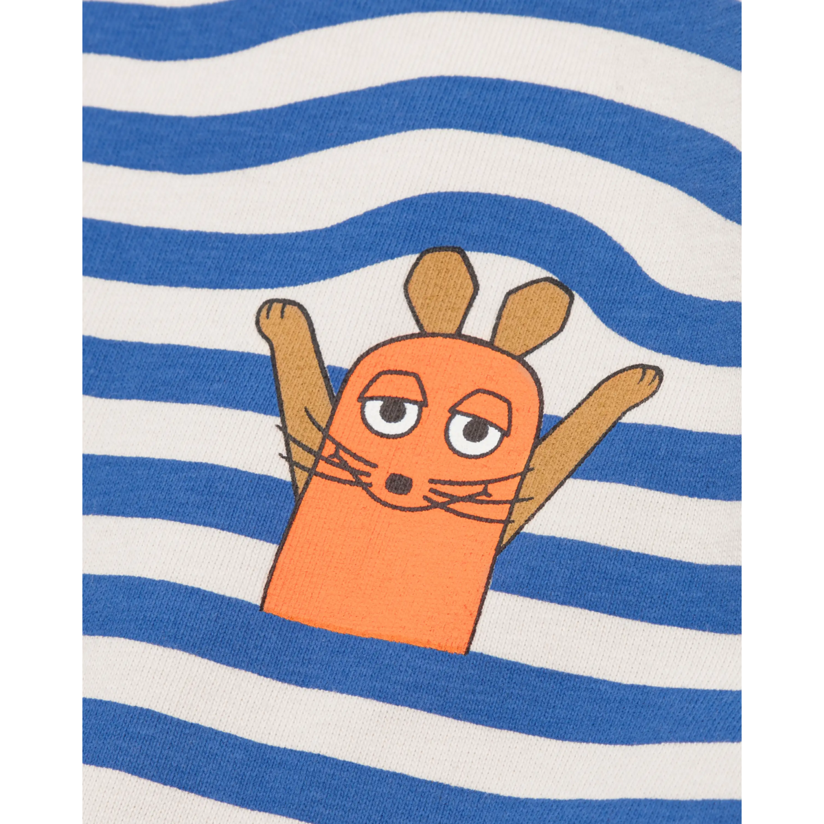 koaa – Die Maus “Stripes” – Langærmet blå/hvid