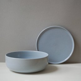 Skål 16 cm Stokrose - arktisk grå - 600 ml